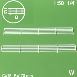 Hermoli Balustrade 1:50 2 stk.
