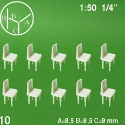 Hermoli restaurantstole 1:50