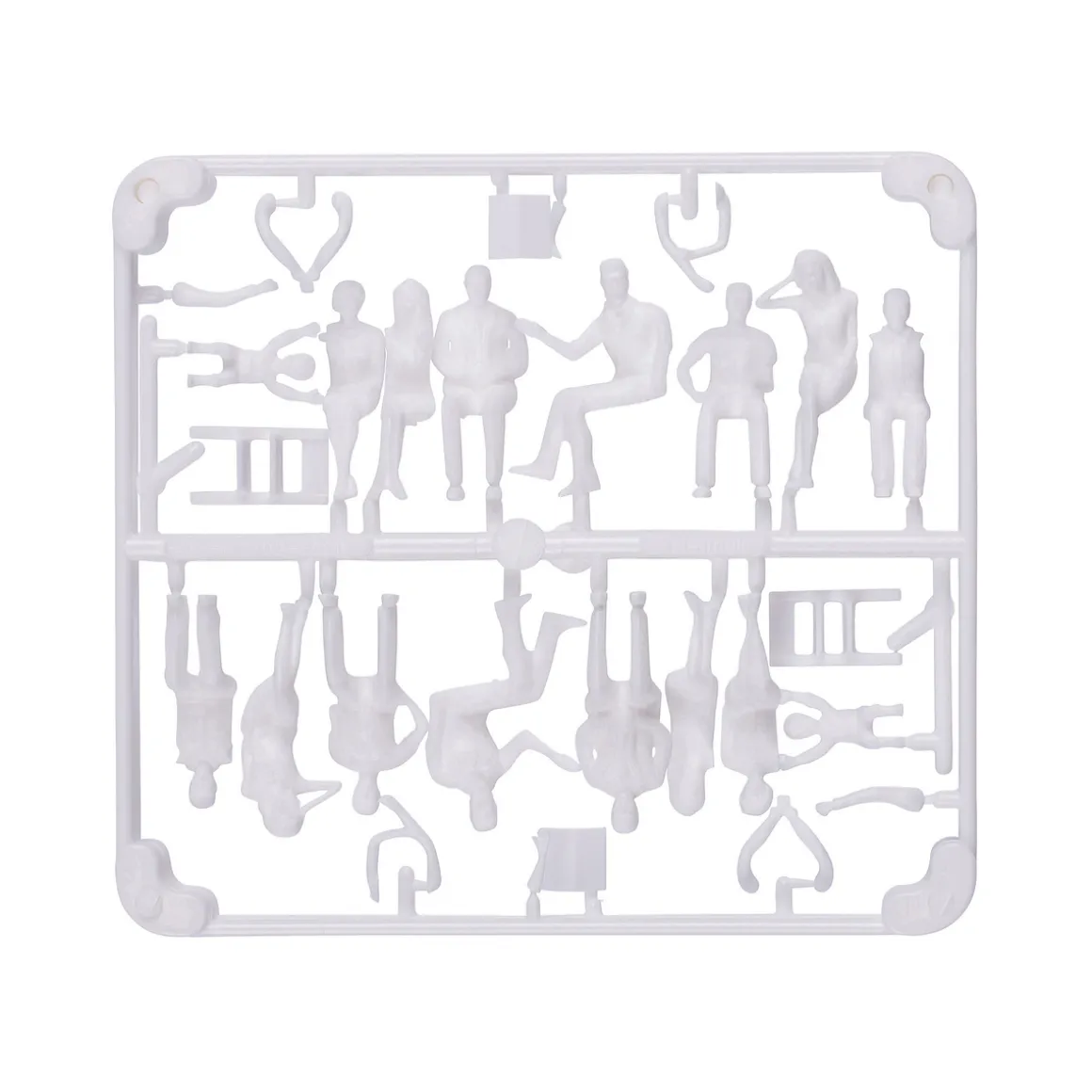 Hermoli siddende figurer 1:50