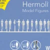 Hermoli stående figurer 1:200