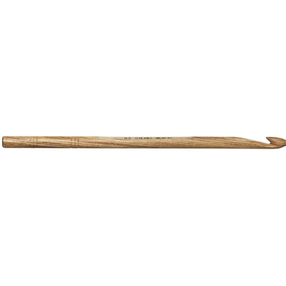 Hæklenål af birk 15 cm / 6,5 mm