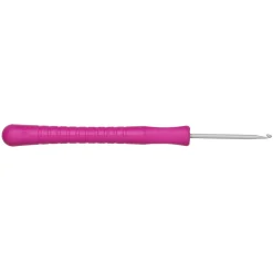 Hæklenål Easy Grip, længde 14 cm Ø2,0 mm –&nbsp;aluminium