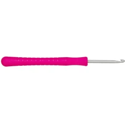 Hæklenål Easy Grip, længde 14 cm Ø3,5 mm –&nbsp;aluminium
