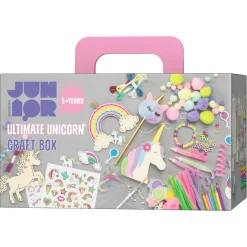 Hobbykasse Ultimate Unicorn Craft Box – en megasjov kasse med vildt meget enhjørning!