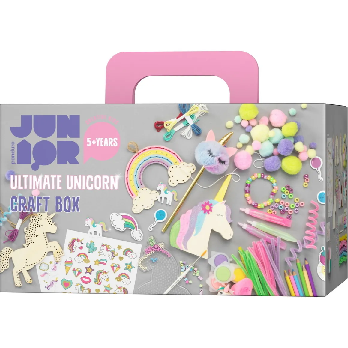 Hobbykasse Ultimate Unicorn Craft Box – en megasjov kasse med vildt meget enhjørning!