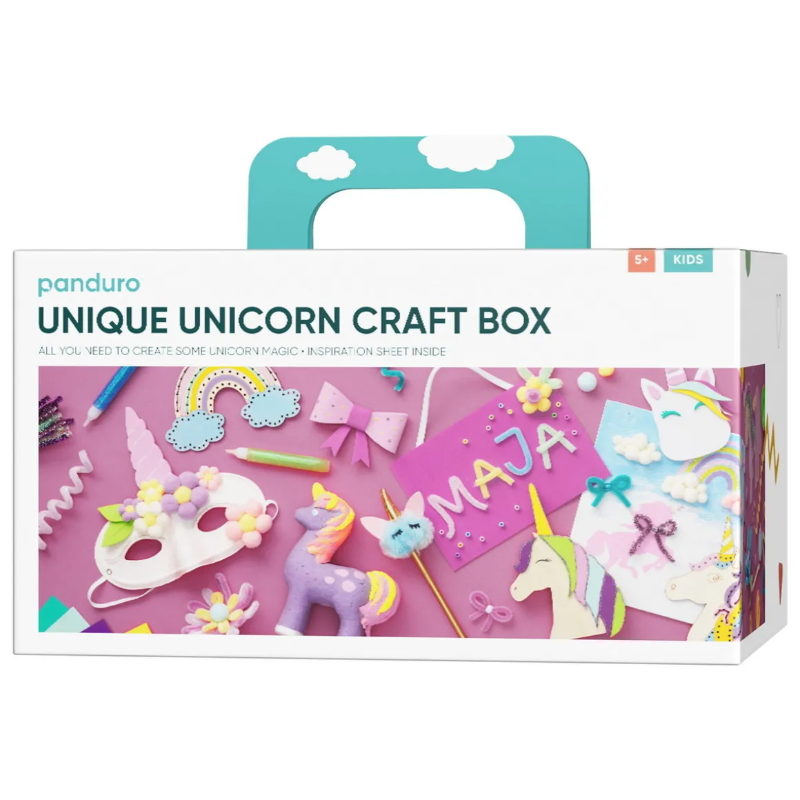 Hobbykasse Unique Unicorn, fyldt med masser af fantastisk enhjørninge-krea!