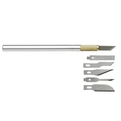 Hobbykniv metal 6 forsk. blade