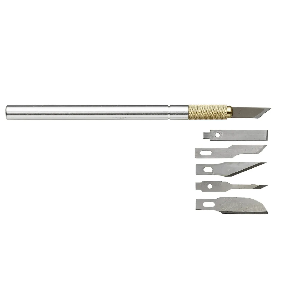 Hobbykniv metal 6 forsk. blade
