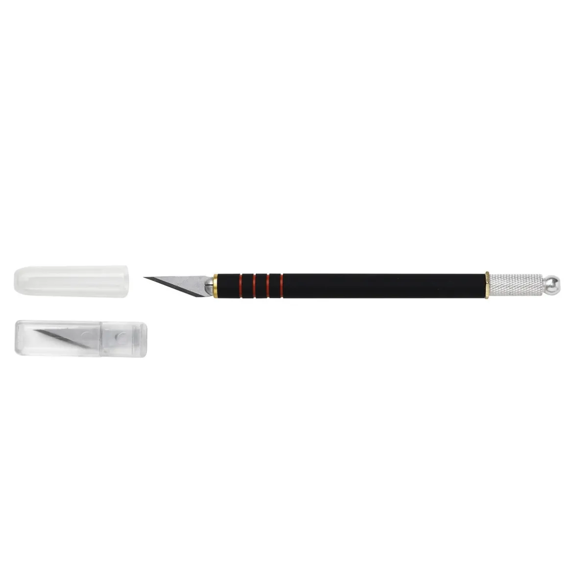 Hobbykniv sort 6 blade