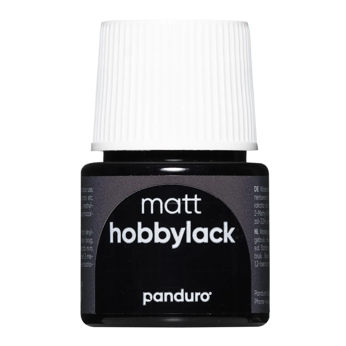 Hobbylak mat 45 ml black