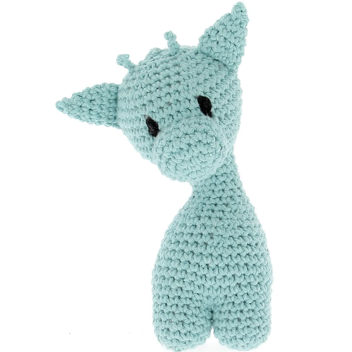 Hooked DIY kit Giraffe Zi Blå
