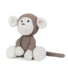 Hooked DIY-kit Monkey Mace, hækl en sød amigurumi-abe, længde 17 cm