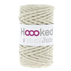 Hooked Natural Jute 350 g – Vanilla cream JT005