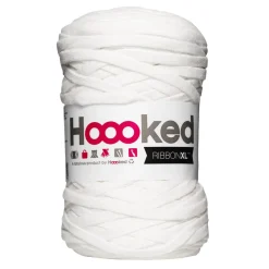Hooked Ribbon XL garn 250 g hvid – RXL28 White