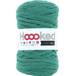 Hooked Ribbon XL garn 250 g mørkegrøn – RXL52 Lush green