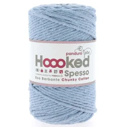 Hoooked Spesso Eco Barbante Chunky Cotton by Panduro Yarn – 500 g lyseblå, Provence S900