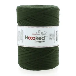 Hoooked Zpagetti Medium tricotgarn 450 g mørkegrøn – Dark Green shades ZP004-25, pris pr. stk.