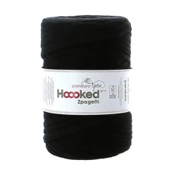Hoooked Zpagetti Medium tricotgarn 450 g sort – Black shades ZP004-01, pris pr. stk.