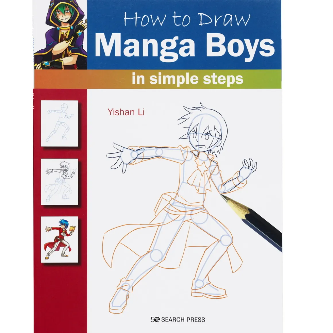 How to draw manga boys in simple steps, af Yishan Li