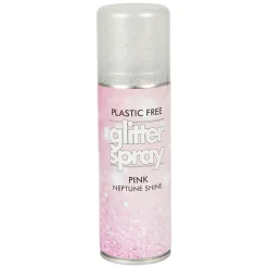 Hårspray glitter rosa 100 ml – giv håret bling til fest, karneval og udklædning!