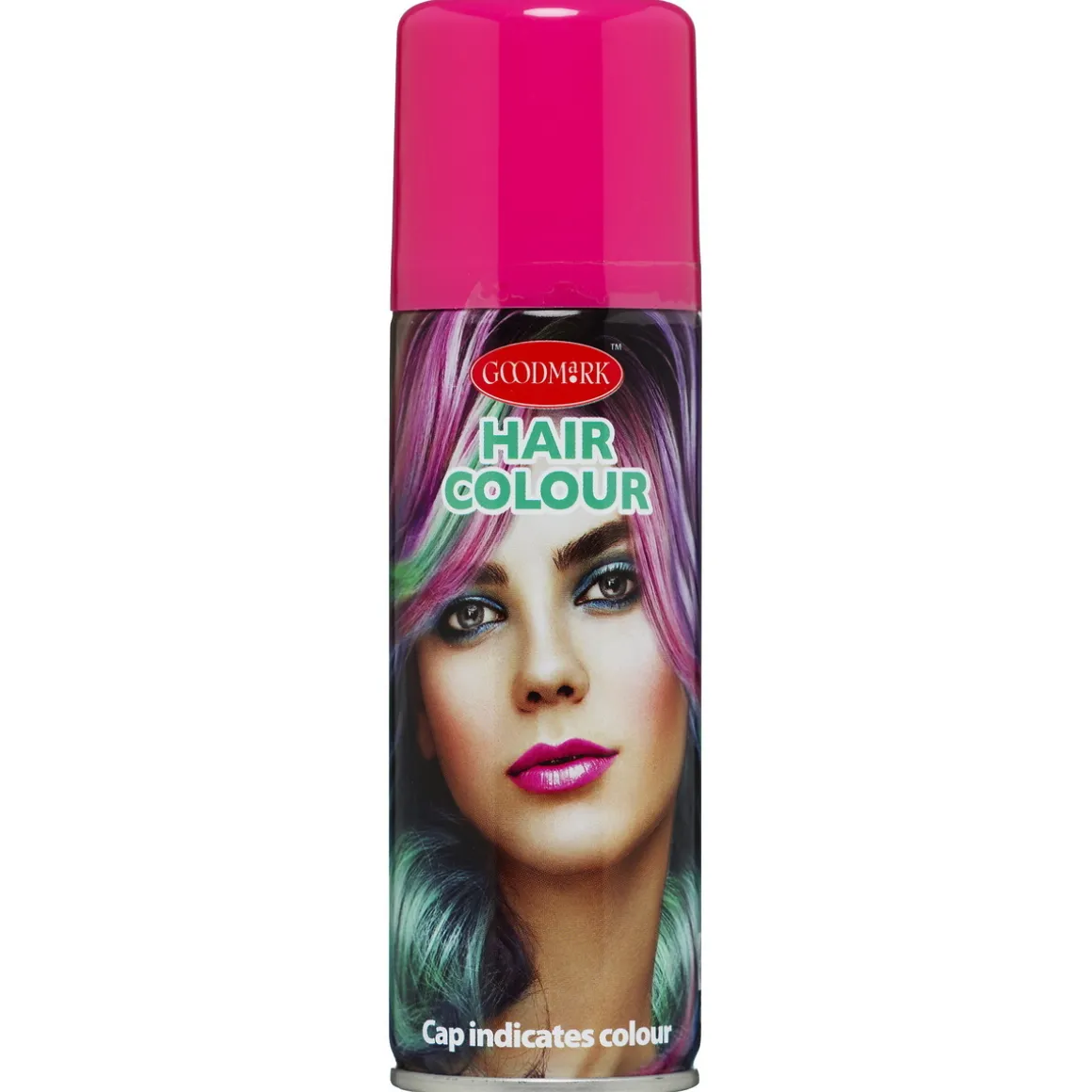 Hårspray rosa 125 ml – farv håret til fest, karneval og udklædning!