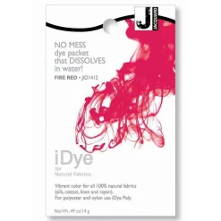 iDye Natural tekstilfarve Fire Red 412