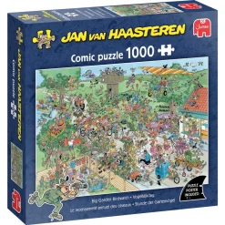 Jan van Haasteren puslespil Big Garden Birdwatch, 1000 brikker, 68×49 cm