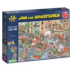 Jan van Haasteren puslespil Celebrate Pride! 1000 brikker, 68x49 cm.