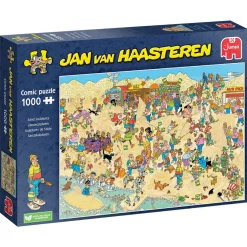 Jan van Haasteren puslespil Sand Sculptures, 1000 brikker, 68×49 cm