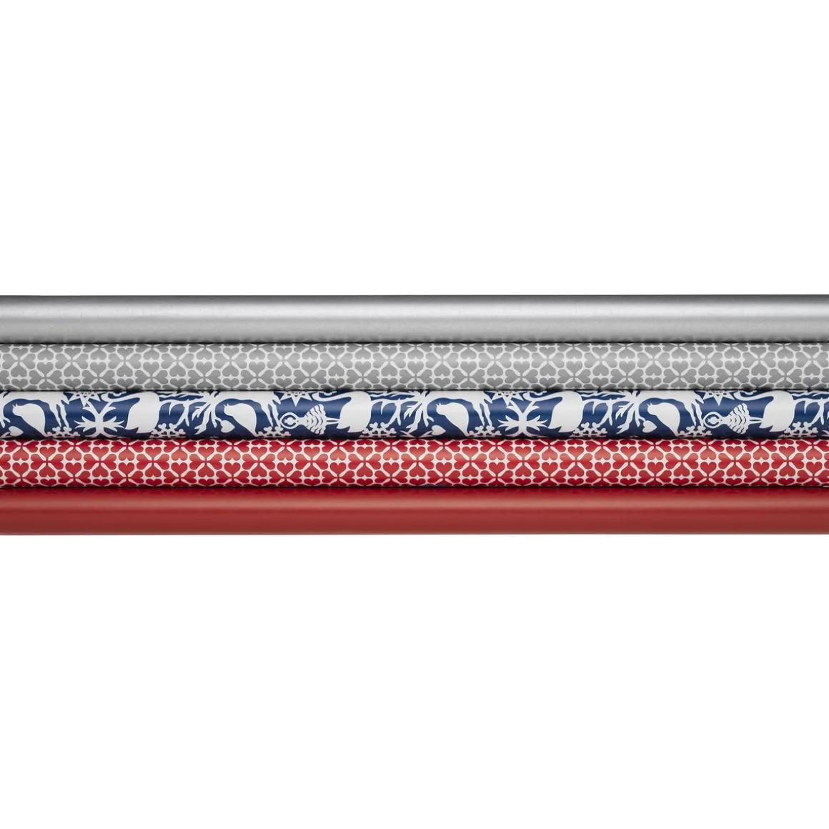 Julepapir 5-pak – 200x57 cm, gavepapir med H.C. Andersen-inspiration