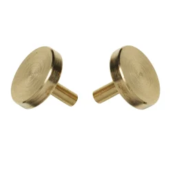 Kabelstoppere, endestoppere af metal, 2 stk.