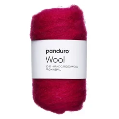 Kartet uld 50 g fuchsia
