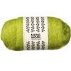 Kartet uld 50 g lime