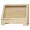Kikkasse af træ 34x19x7 cm