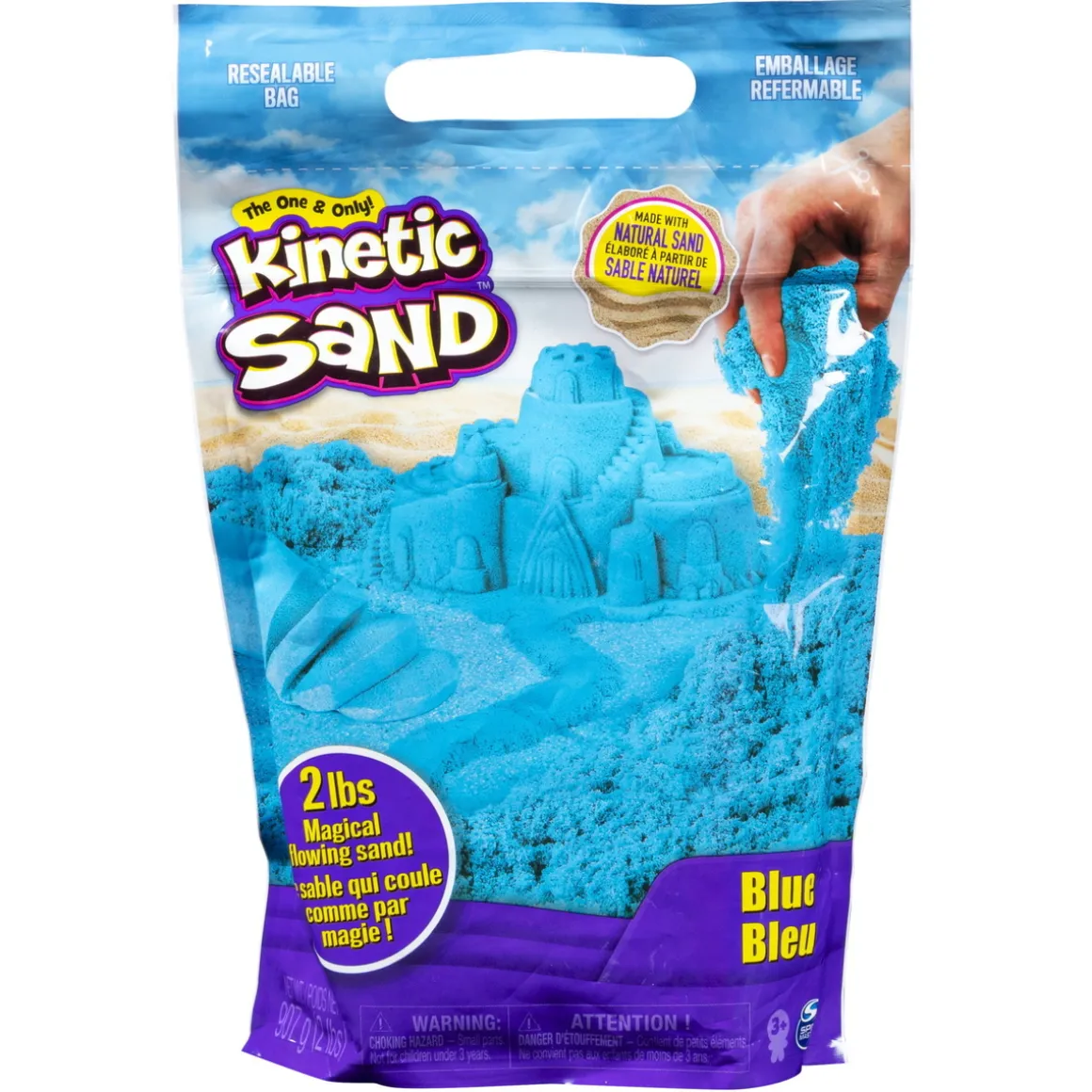 Kinetic Sand Bag 900 gram magisk sand i genlukpose, pris pr. stk.
