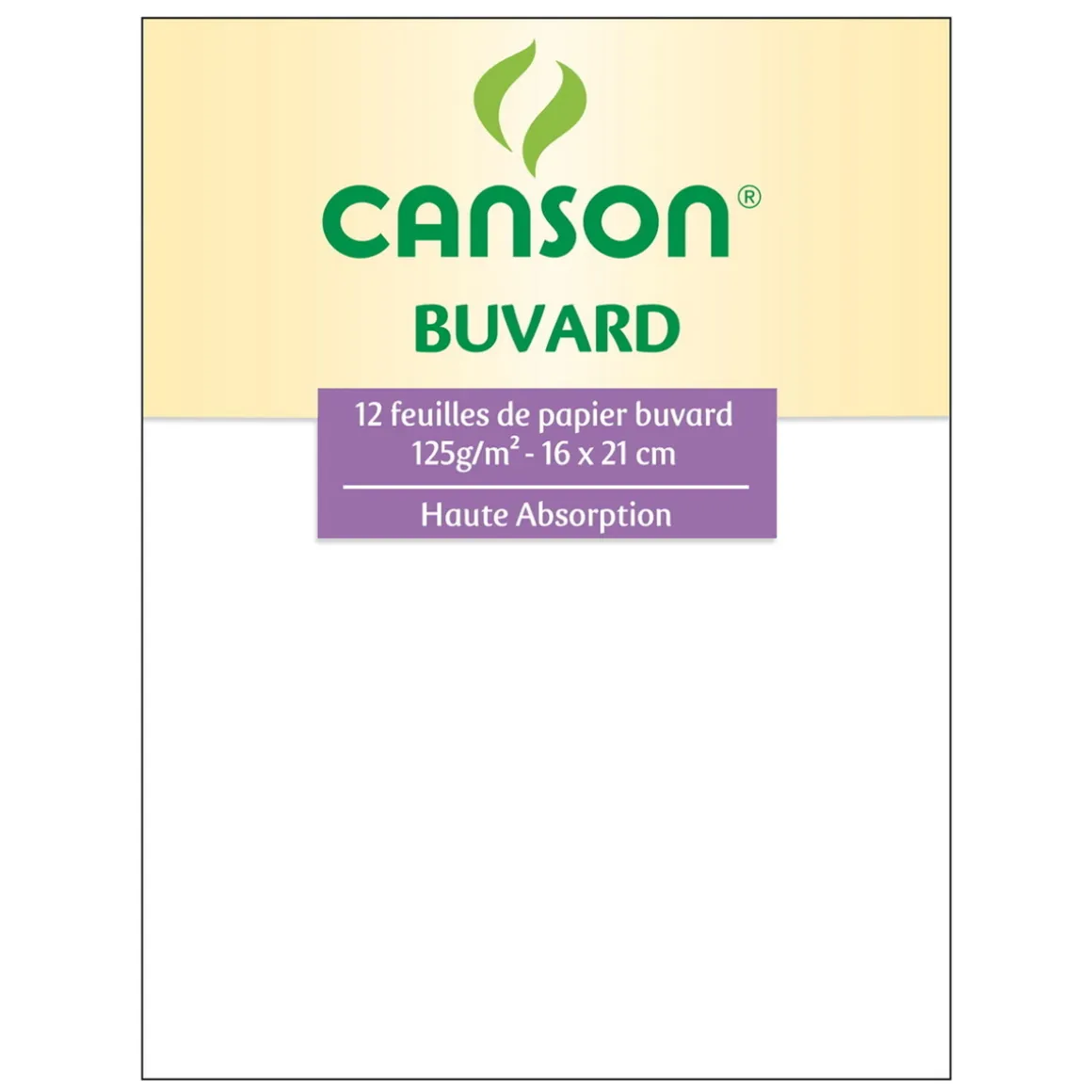 Klatpapir Canson 16x21cm 12stk