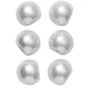 Knapper med perlemorsskær, 6 stk. Ø8 mm