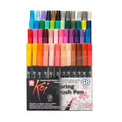 Koi Color Brush Pen sæt 48stk.