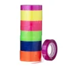 Kontortape i mix med glade farver, 12 ruller à 27,4 meter, bredde 1,2 cm