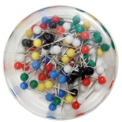 Kortnåle 13 mm Sort. farver