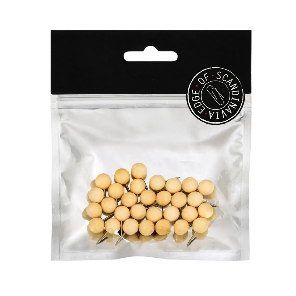 Kortnåle Træ 20 mm 30-pak