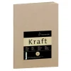 Kraft skitsehæfte natur A5