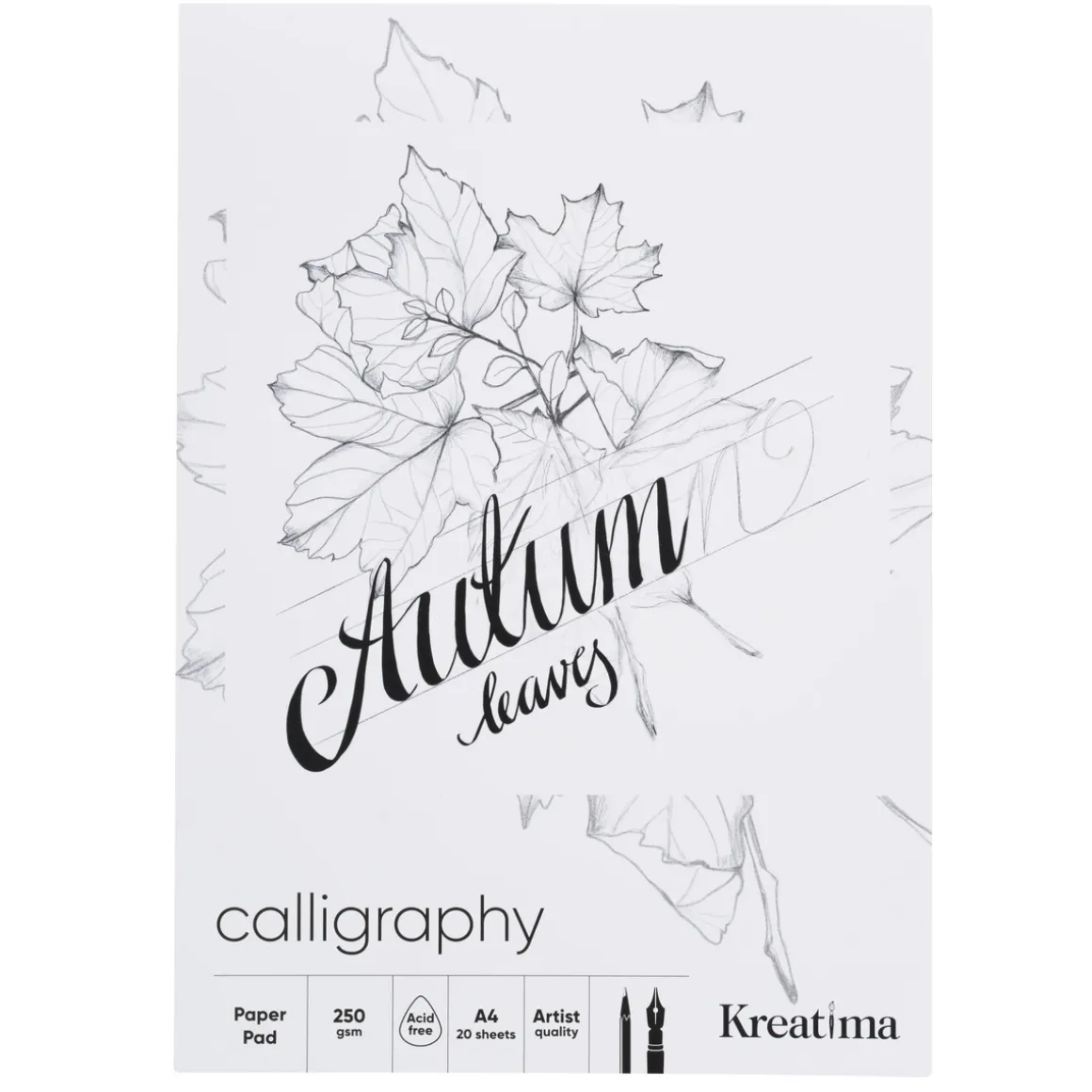 KR Calligraphy paper pad A4