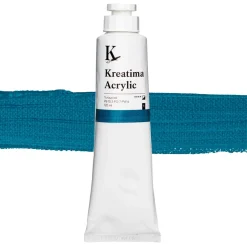 Kreatima Acrylic akrylfarve 120 ml – Turquoise PB 15:3 PG 7 PW 6