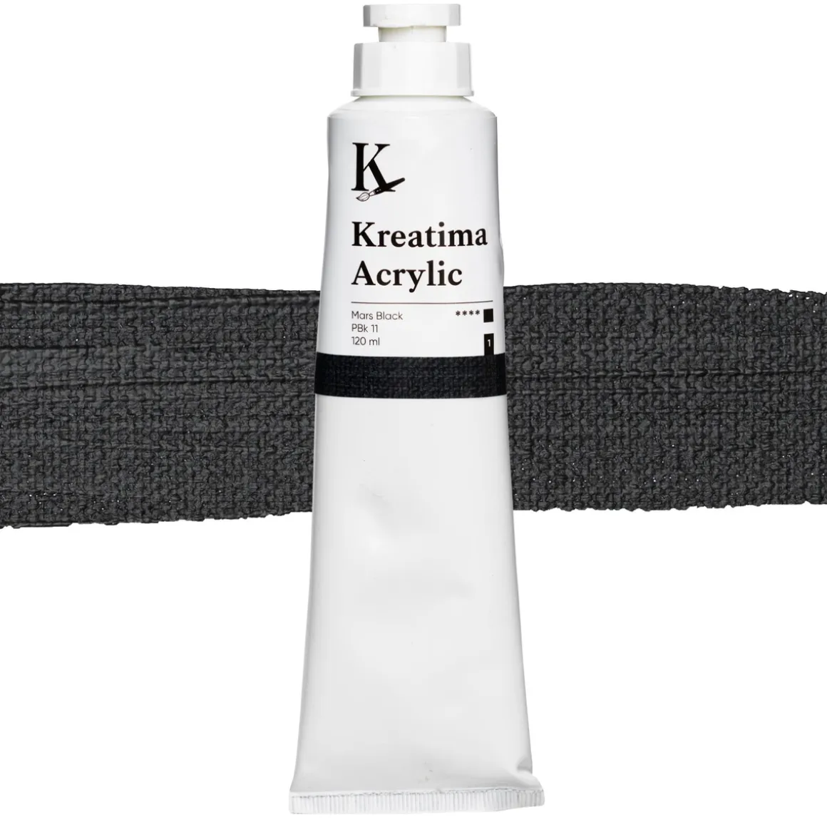 Kreatima Acrylic akrylfarve 120 ml – Mars Black PBk 11