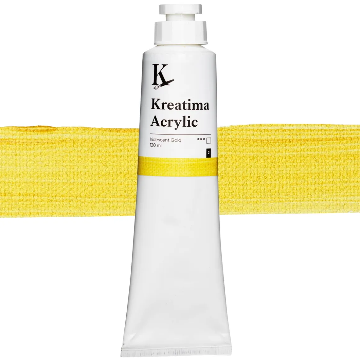 Kreatima Acrylic akrylfarve 120 ml – Iridescent Gold