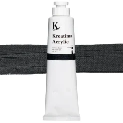 Kreatima Acrylic akrylfarve 120 ml – Carbon Black PBk 7 PR 101