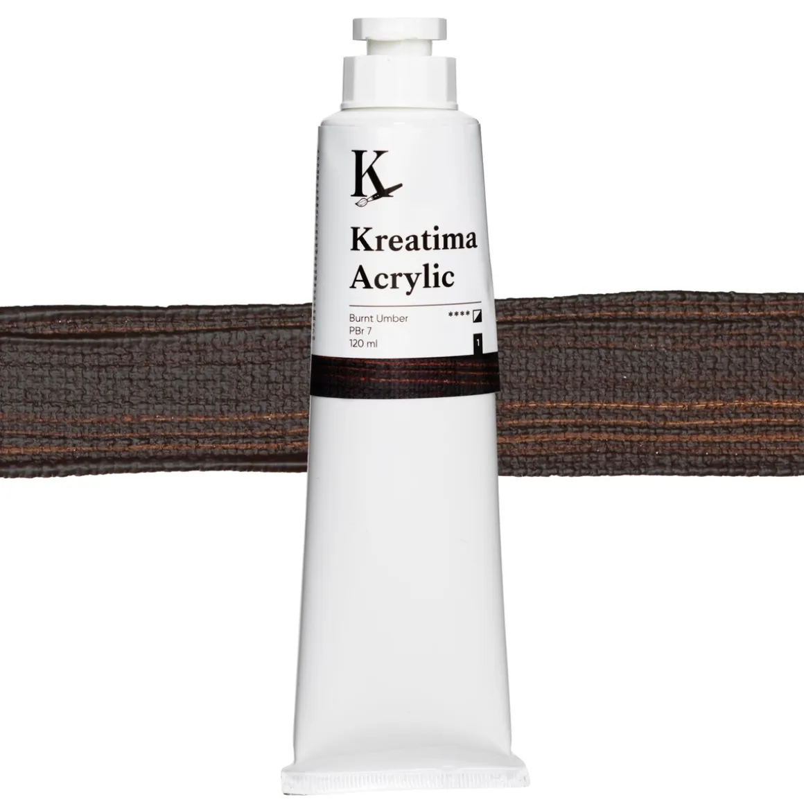 Kreatima Acrylic akrylfarve 120 ml – Burnt Umber PBr 7