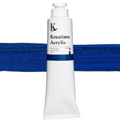 Kreatima Acrylic akrylfarve 120 ml – Primary Cyan PB 15:3 PW 6