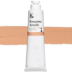 Kreatima Acrylic akrylfarve 120 ml – Red Oxide Tint PW 6 PY 42 PR 1010